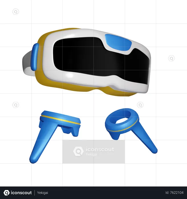 Réalité virtuelle  3D Icon