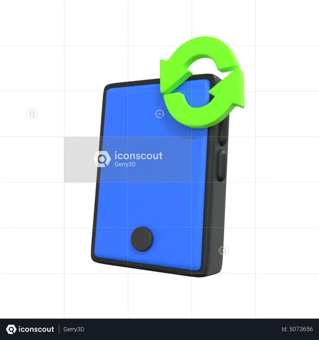 Reboot Phone  3D Icon