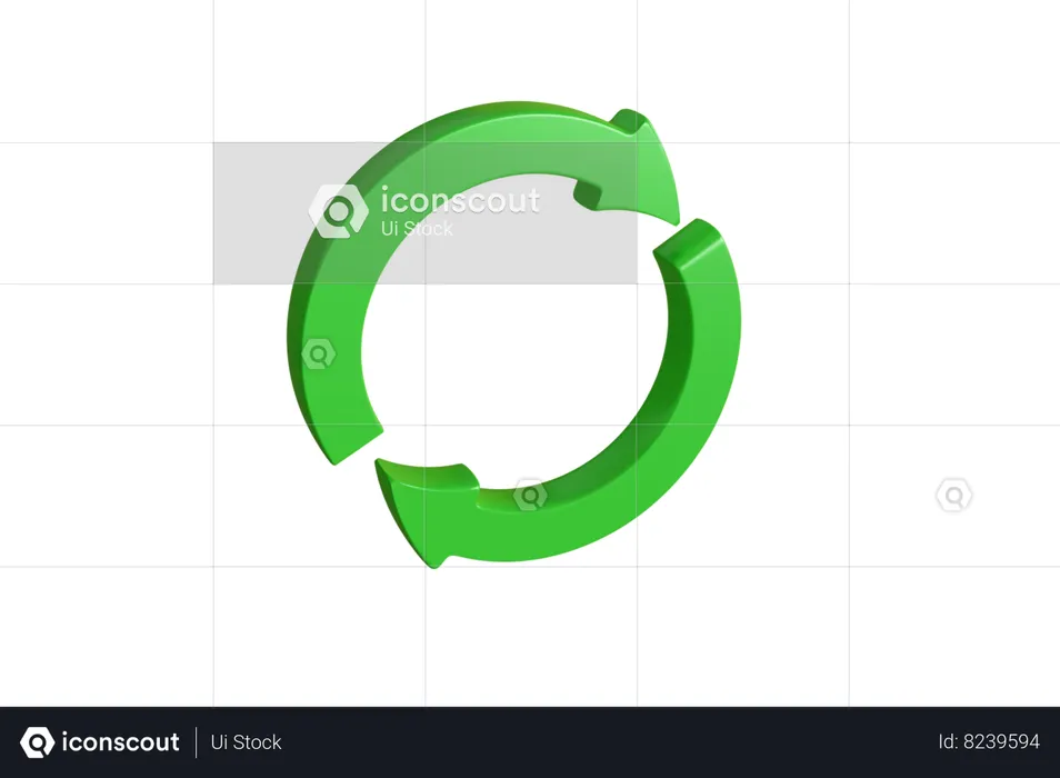 Recargar  3D Icon