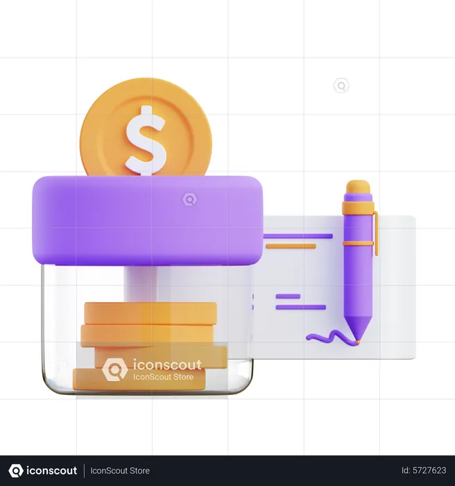 Recaudación de fondos políticos  3D Icon