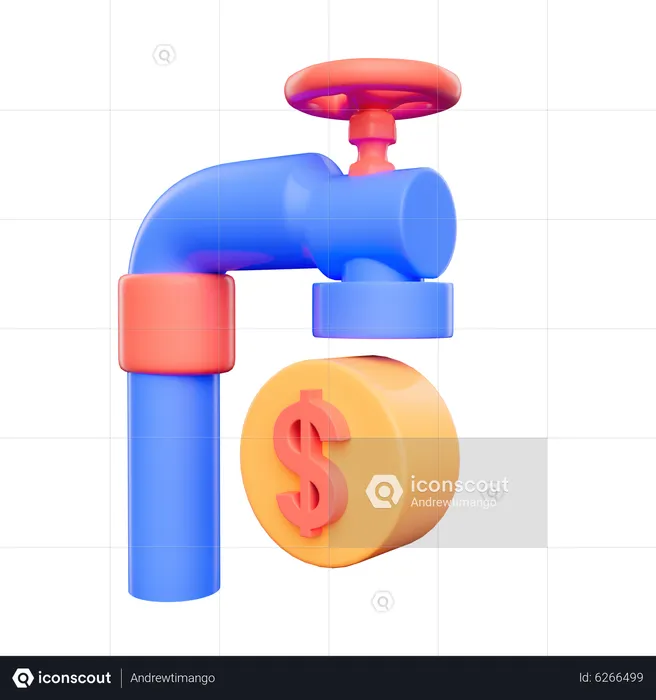 Receita de negócios  3D Icon