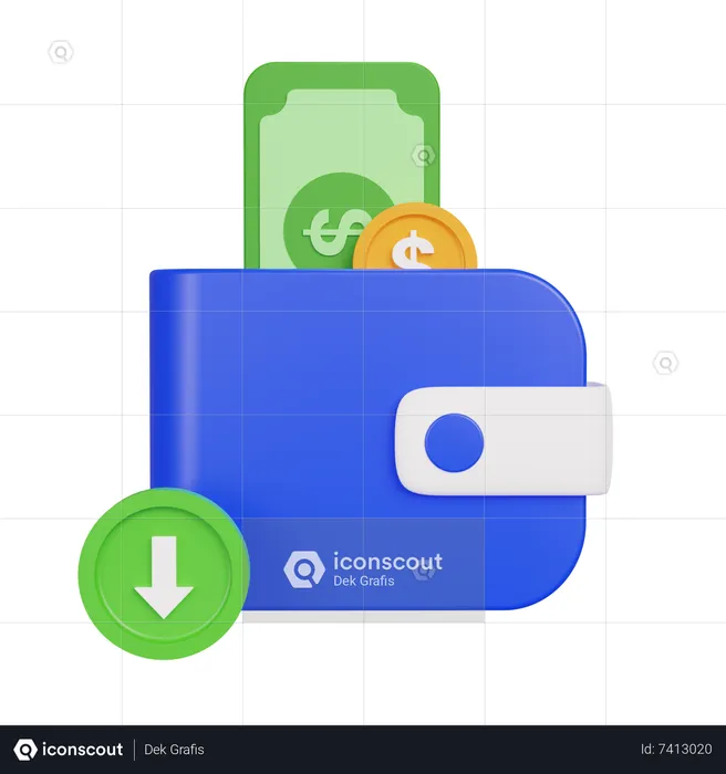 Received Money  3D Icon
