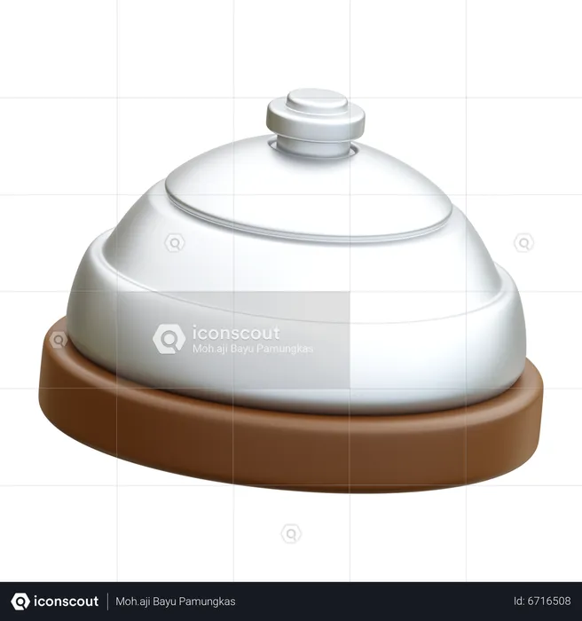 Receptionist Bell  3D Icon