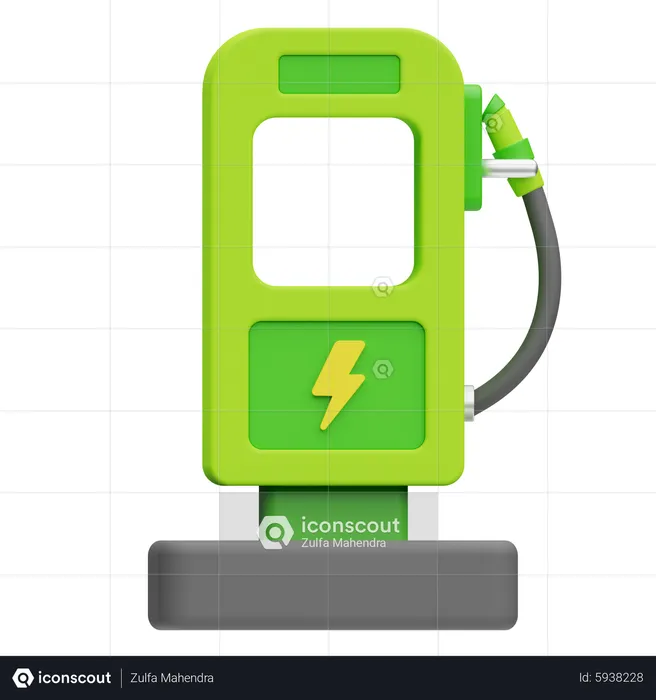 Recharge de voiture  3D Icon