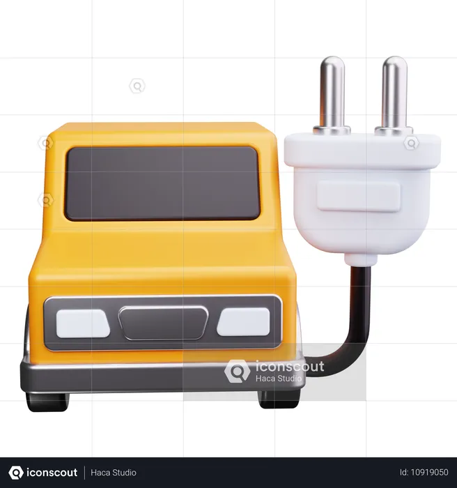 Recharge de voiture électrique  3D Icon