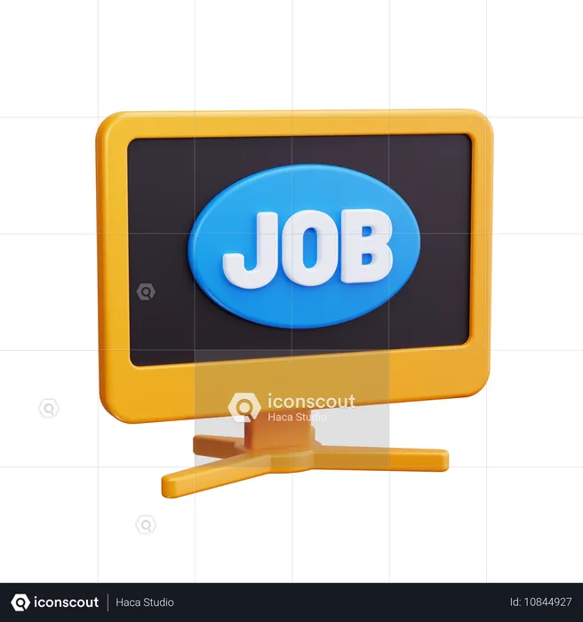 Recherche d'emploi  3D Icon