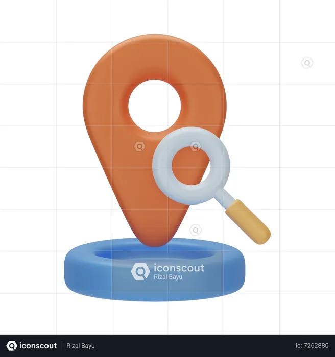 Emplacement de recherche  3D Icon