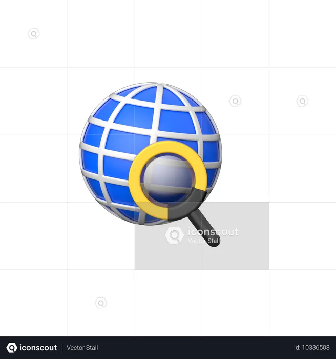 Recherche Internet  3D Icon