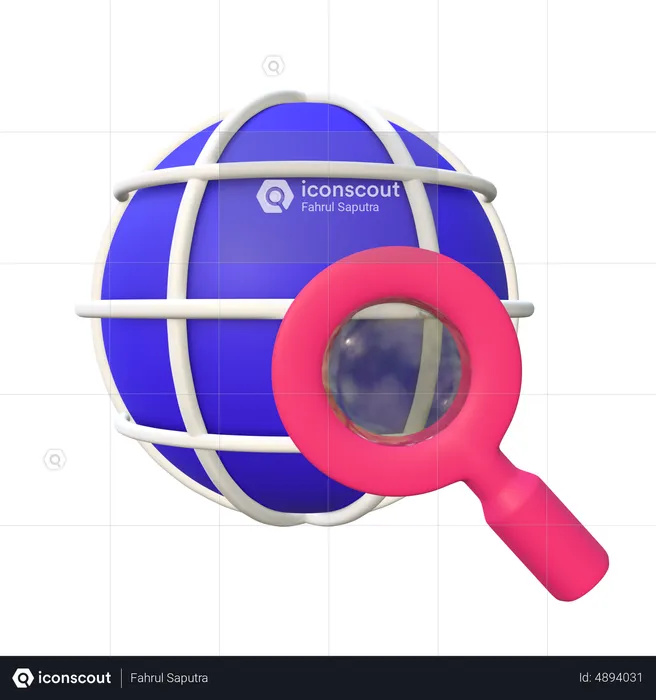 Recherche Internet  3D Icon