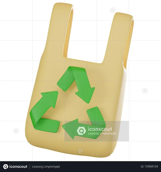 Reciclado  3D Icon