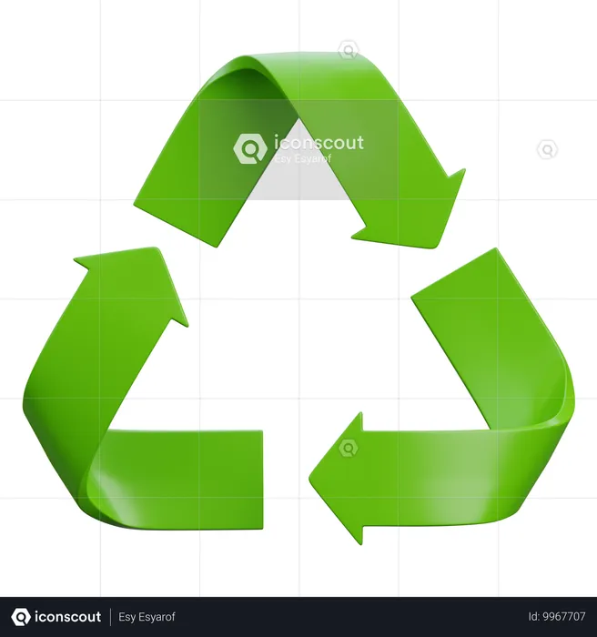 Reciclando  3D Icon