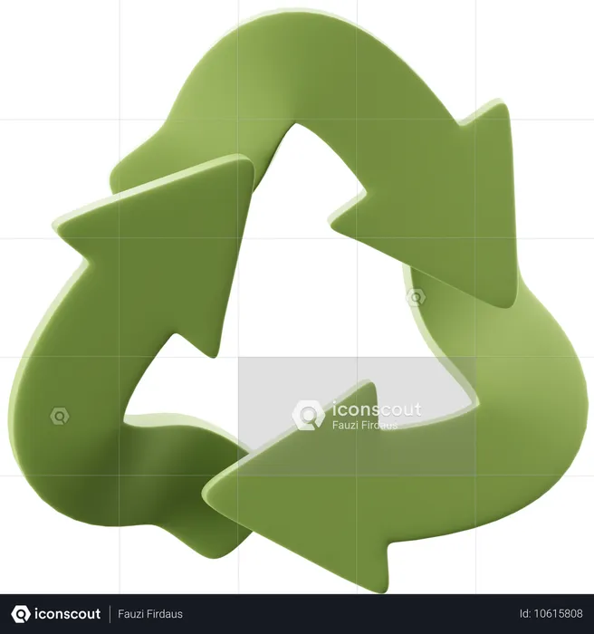 Reciclando  3D Icon