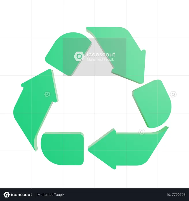 Reciclaje  3D Icon