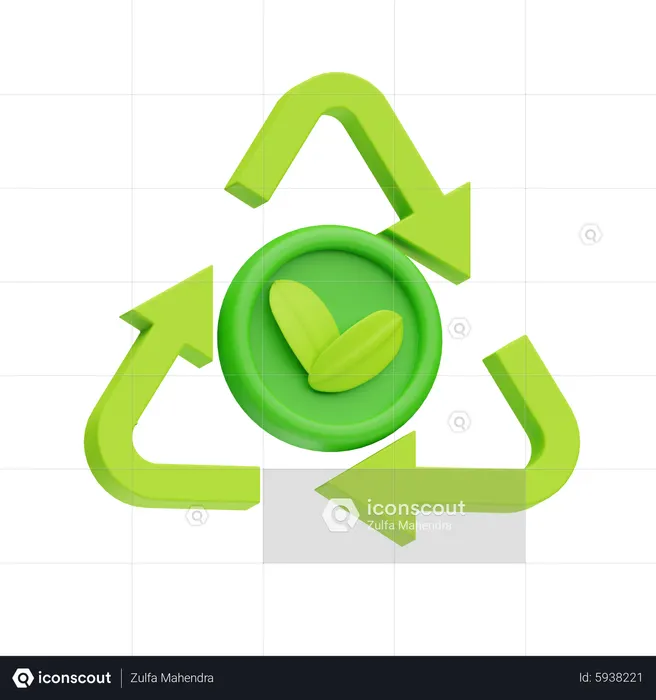 Reciclar  3D Icon