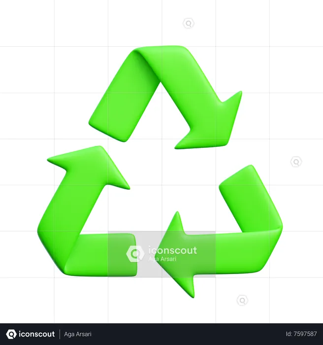 Reciclar  3D Icon