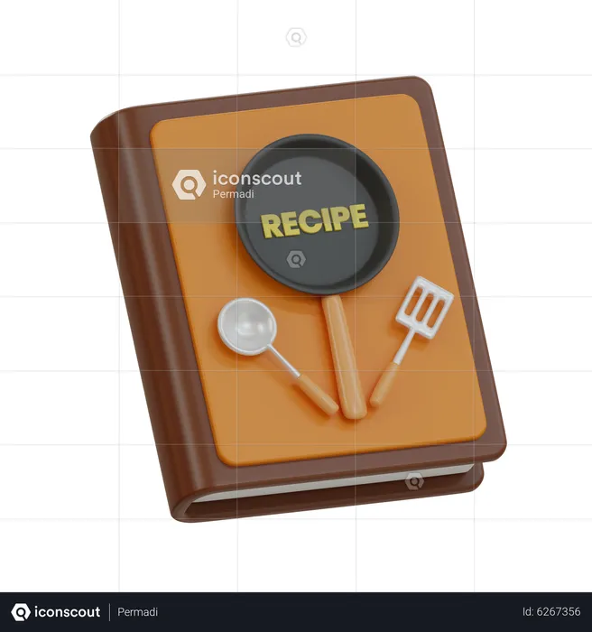 Recipe Book  3D Icon