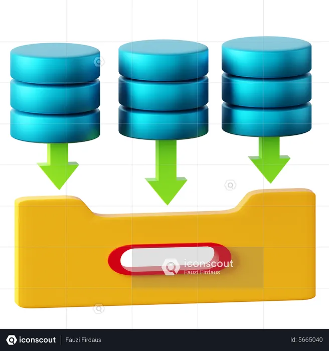 Recopilación de datos  3D Icon