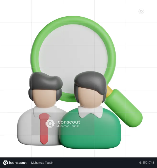 Recruitment  3D Icon
