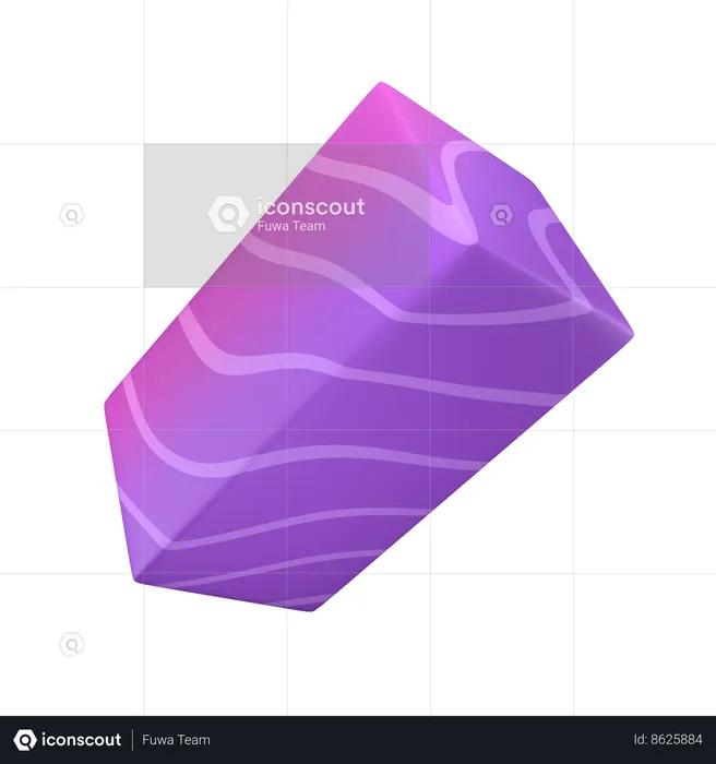 Rectangle  3D Icon