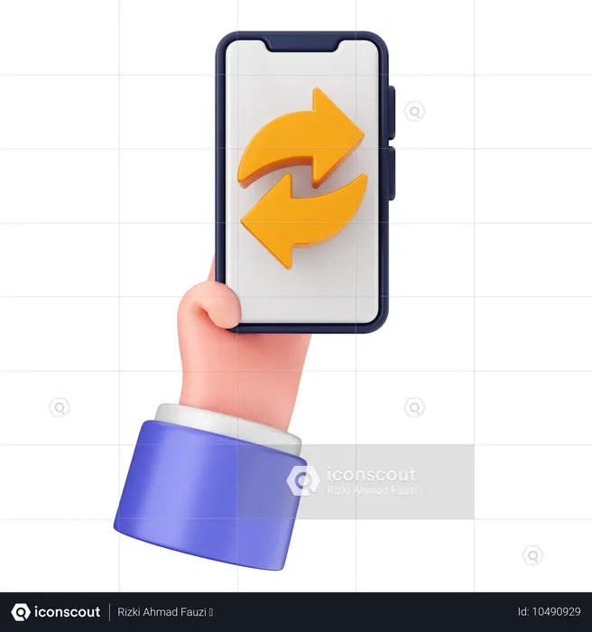 Smartphone de récupération  3D Icon