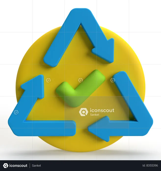 Recyclable  3D Icon