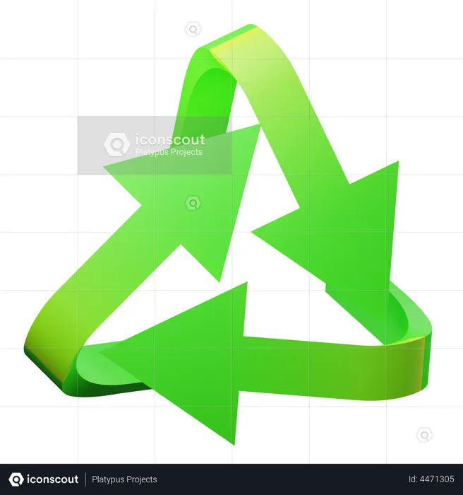 Recycle  3D Illustration