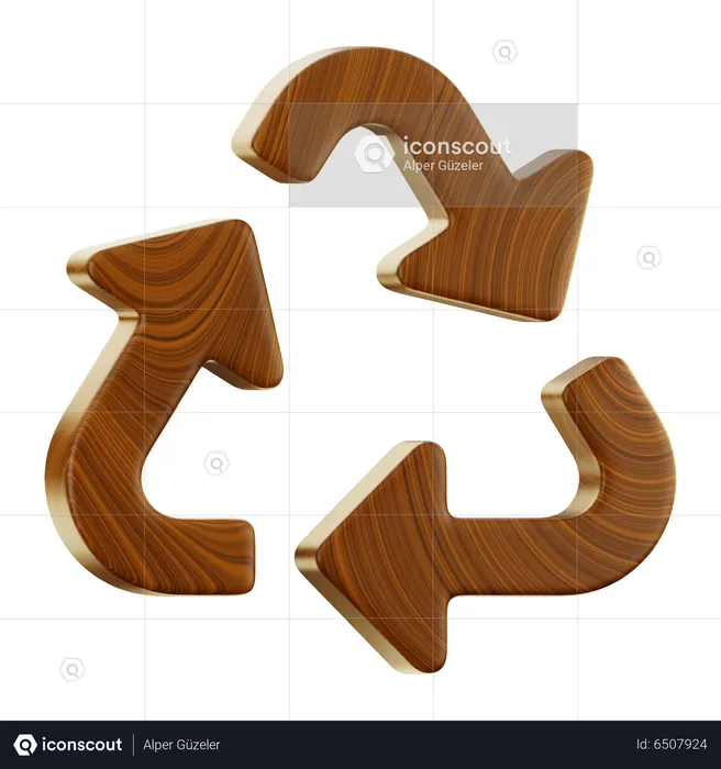 Recycle Arrow  3D Icon