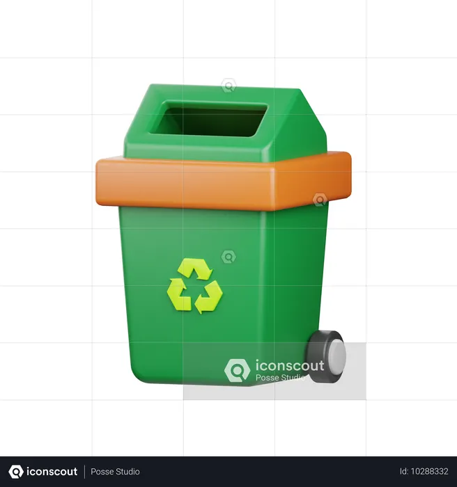 Recycle Bin  3D Icon