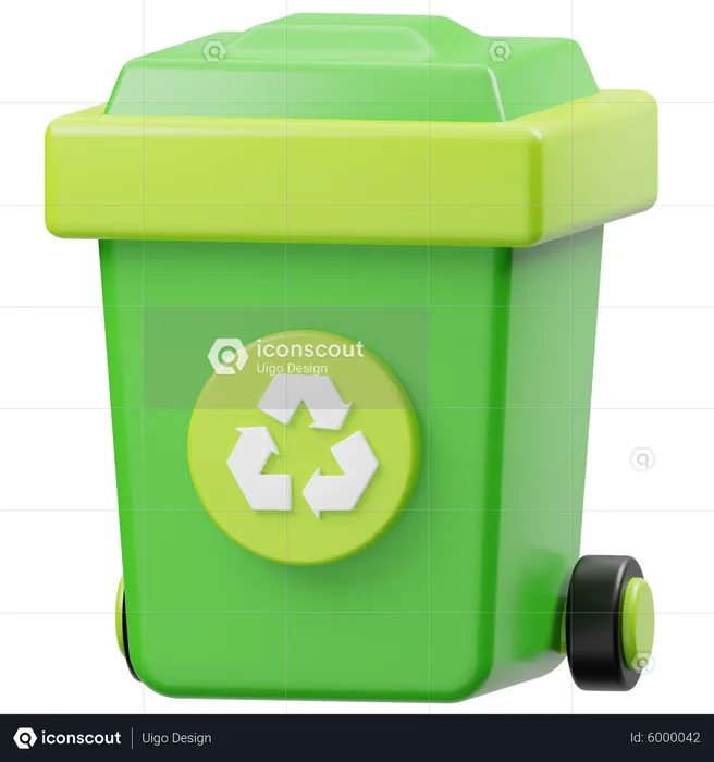 Recycle Bin  3D Icon