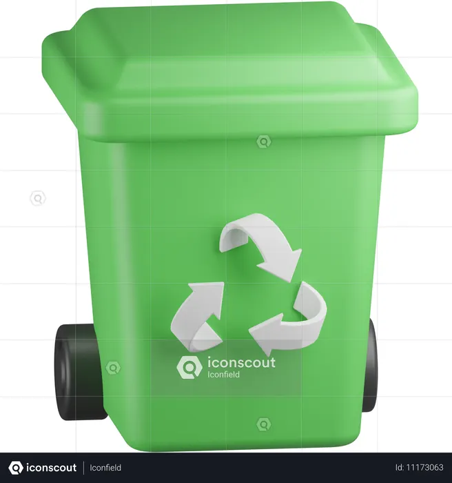 Recycle Bin  3D Icon