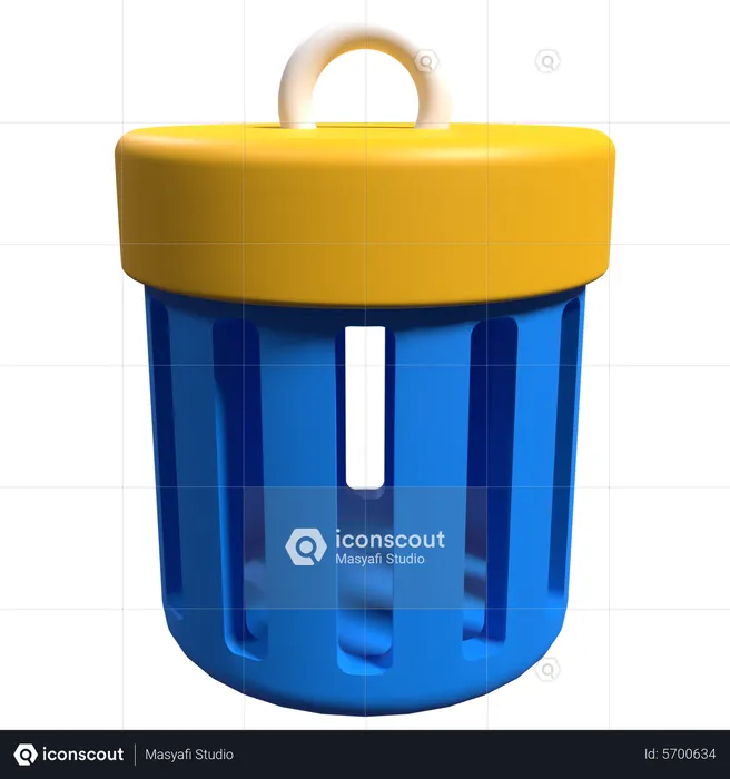 Recycle Bin  3D Icon