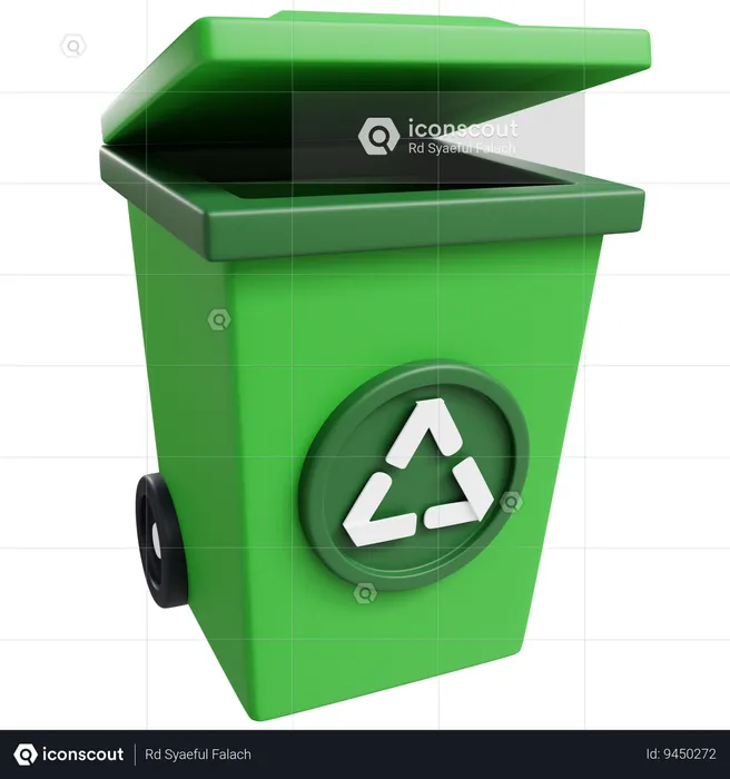 Recycle Bin  3D Icon