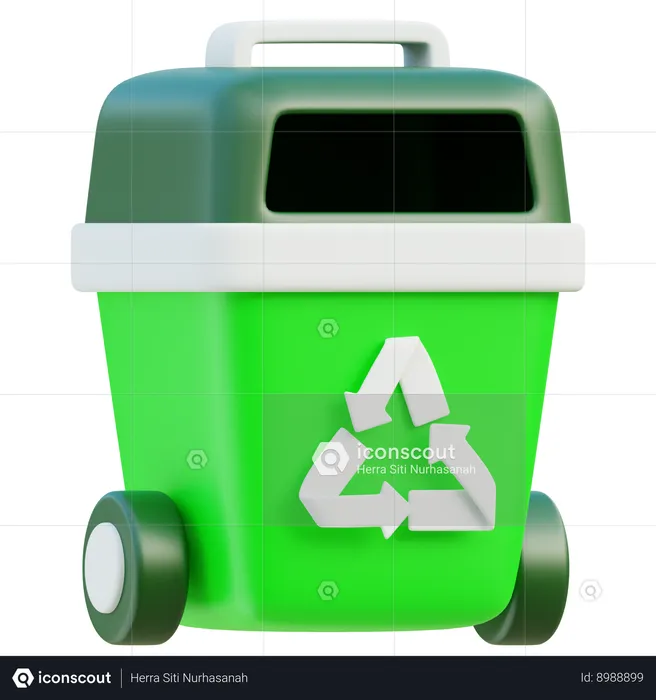 Recycle Bin  3D Icon