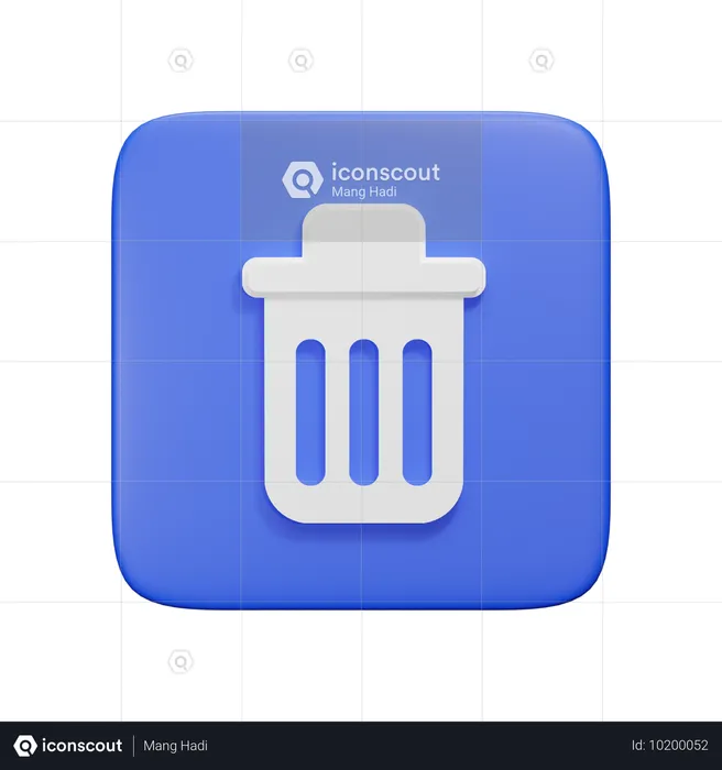 Recycle Bin  3D Icon