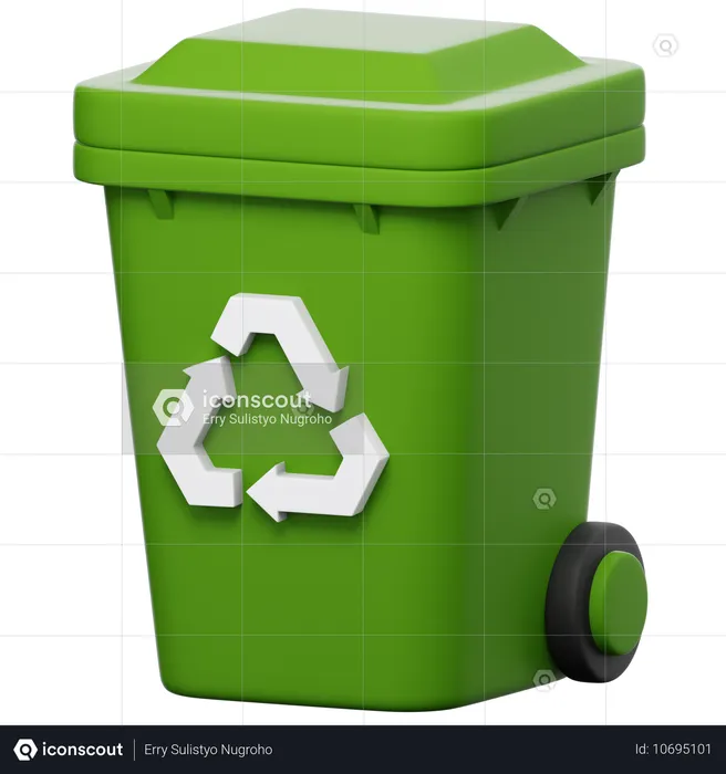 Recycle Bin  3D Icon