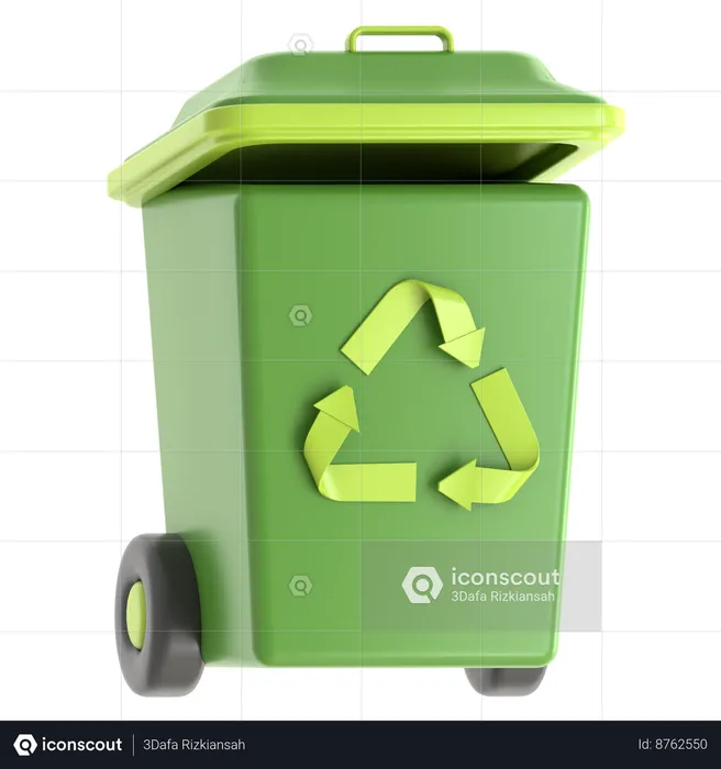 Recycle Bin  3D Icon