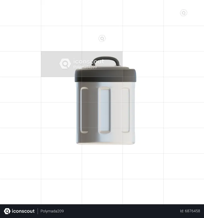 Recycle bin  3D Icon