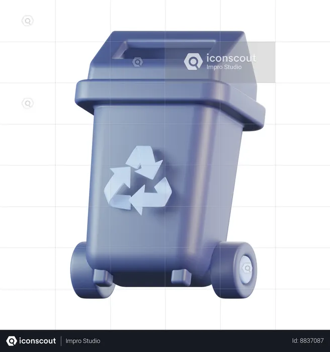 Recycle Bin  3D Icon
