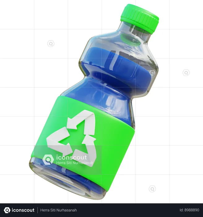 Recycle Bottle  3D Icon
