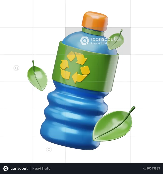 Recycle Bottle  3D Icon