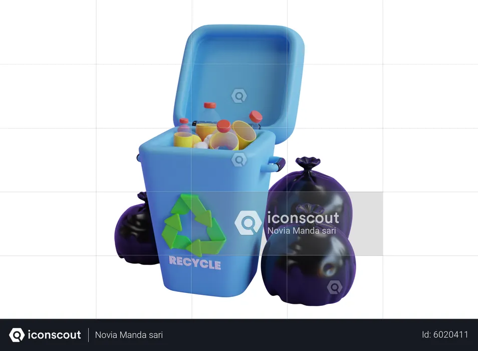 Recycle Garbage  3D Icon