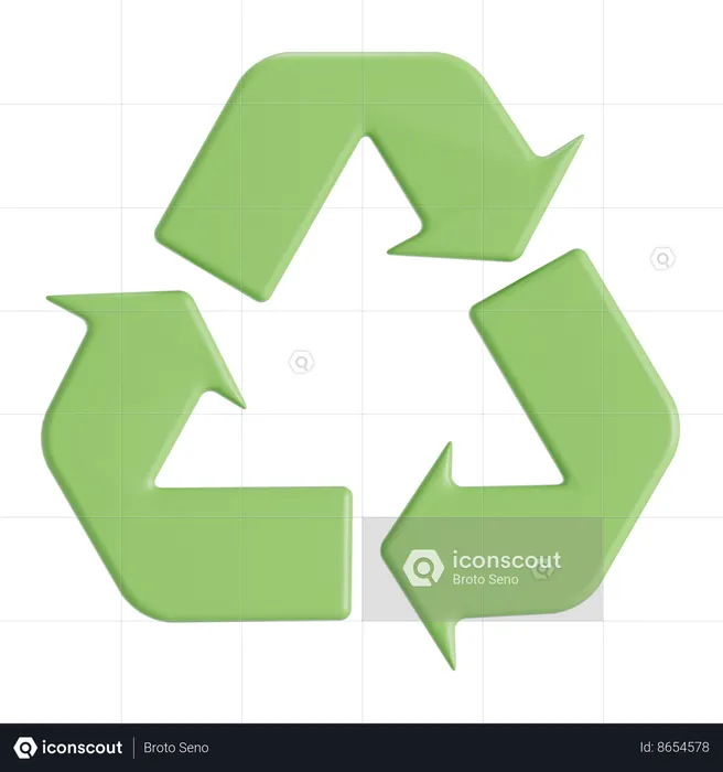Recycle icon  3D Icon