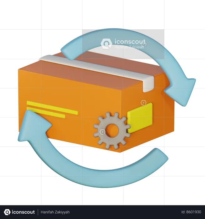 Recycle Package  3D Icon