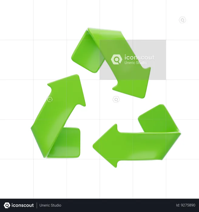 Recycle Sign  3D Icon