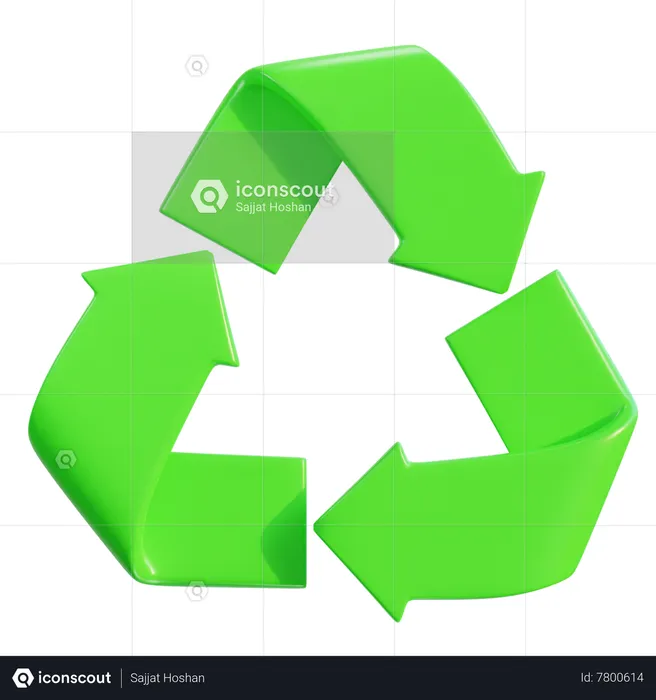 Recycle Sign  3D Icon