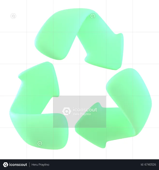 Recycle Sign  3D Icon