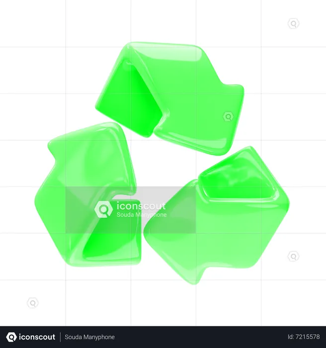 Recycle Symbol  3D Icon