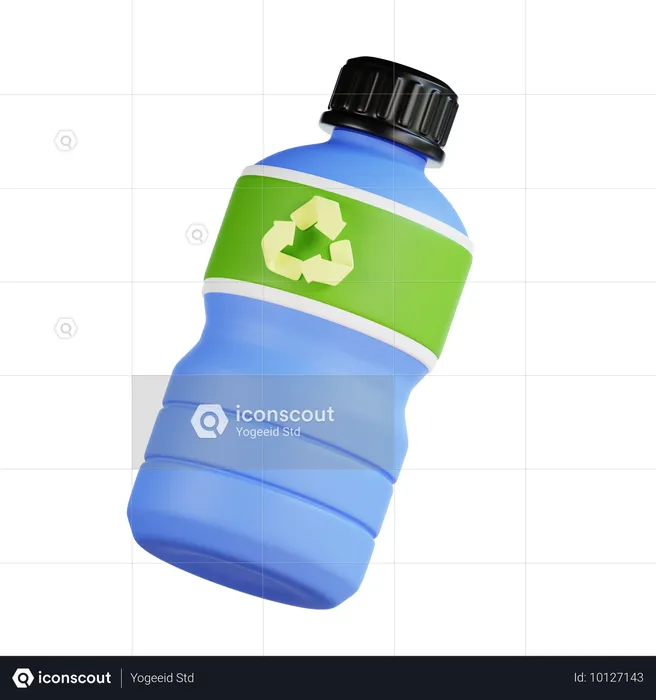 Recycler les bouteilles  3D Icon