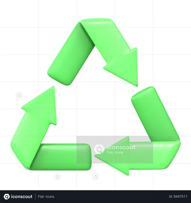 Recycling  3D Icon