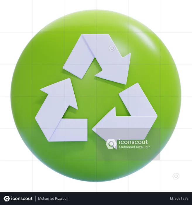 Recycling Symbol  3D Icon